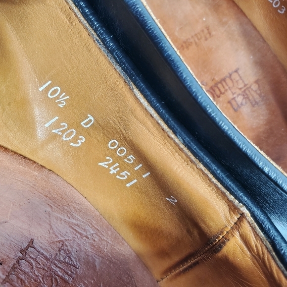 Allen Edmonds Halsted Monk Strap Dress Shoes Mens 10.5 D Medium Black Leather - Picture 3 of 12